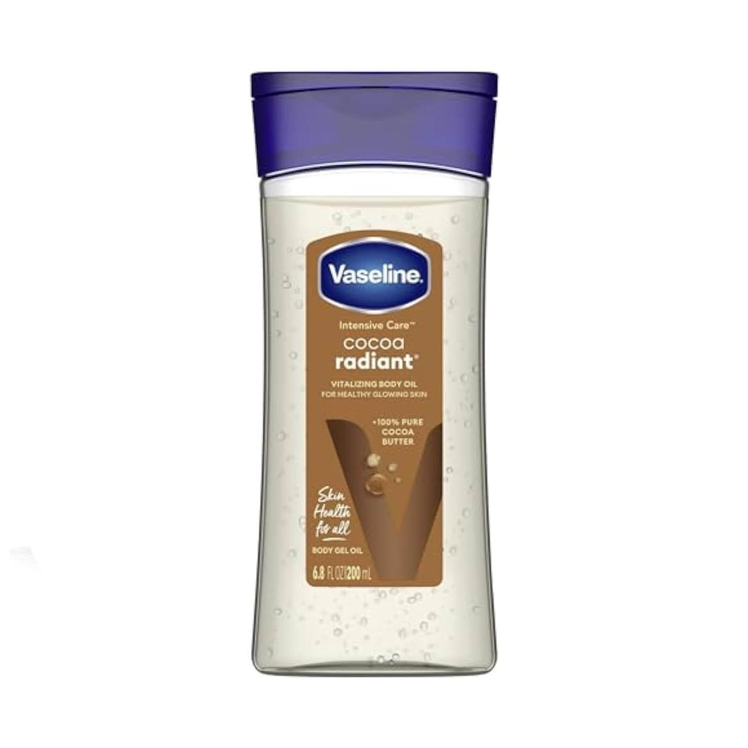 Vaseline Intensive Care Cocoa Radiant Body Gel Oil, 6.8 Ounce