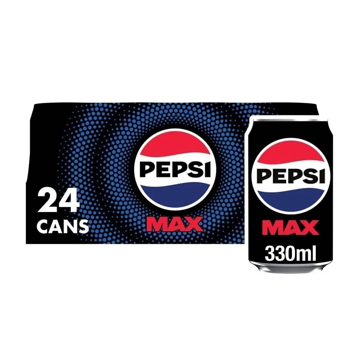 Pepsi Max No Sugar Cola Cans 24 x 330ml