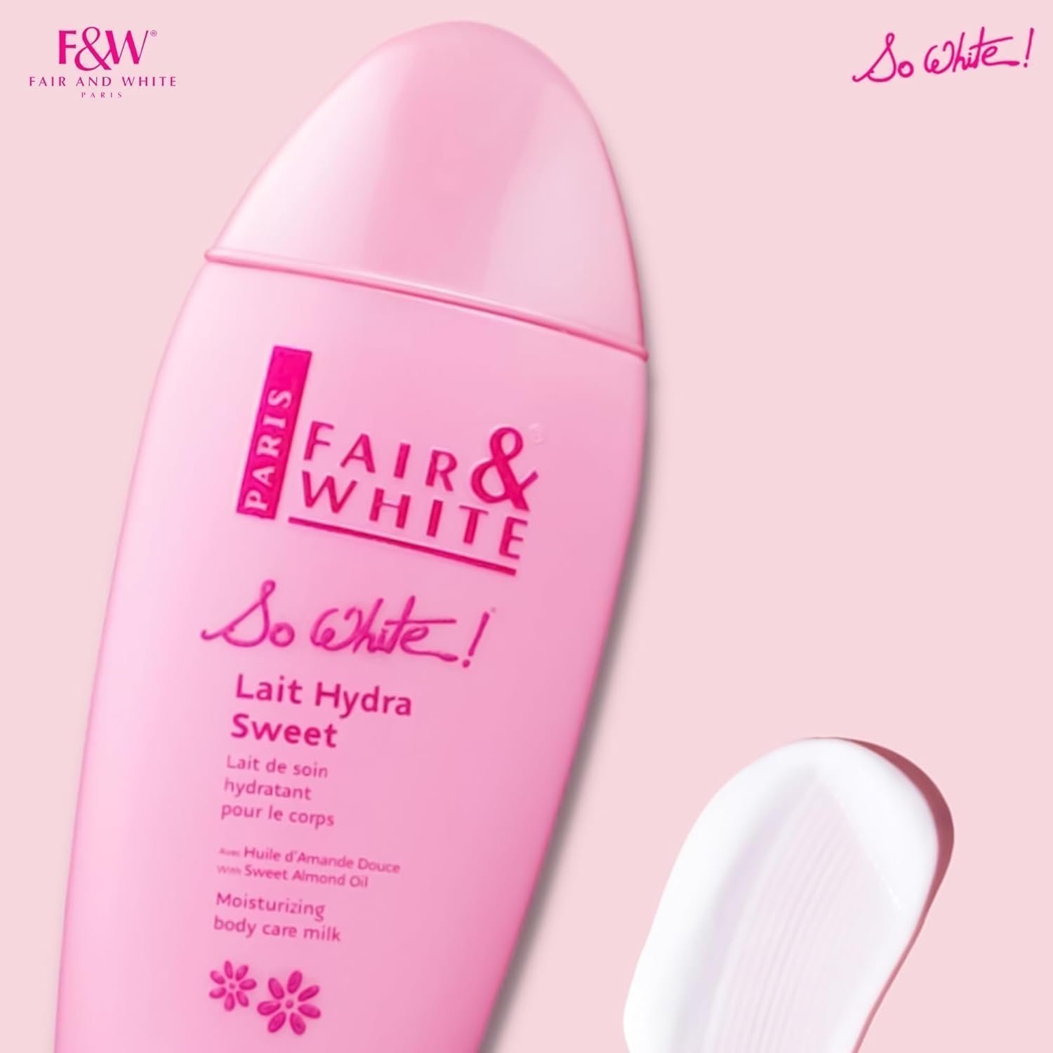 FAIR & WHITE So White, Skin Brightening Lotion - 500 ml / 17.6 Fl oz - Daily Moisturizing Body Lotion - Image 3
