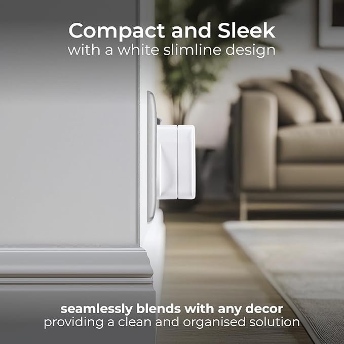 Masterplug Shavingadaptor_01 Electric Shaver Adaptor, 50 x 48 x 46 mm, White - Image 2