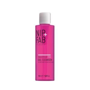 Nip + Fab Salicylic Fix Gel Face Cleanser with Niacinamide, Hydrating BHA Facial Cleansing Face Wash, 145 ml