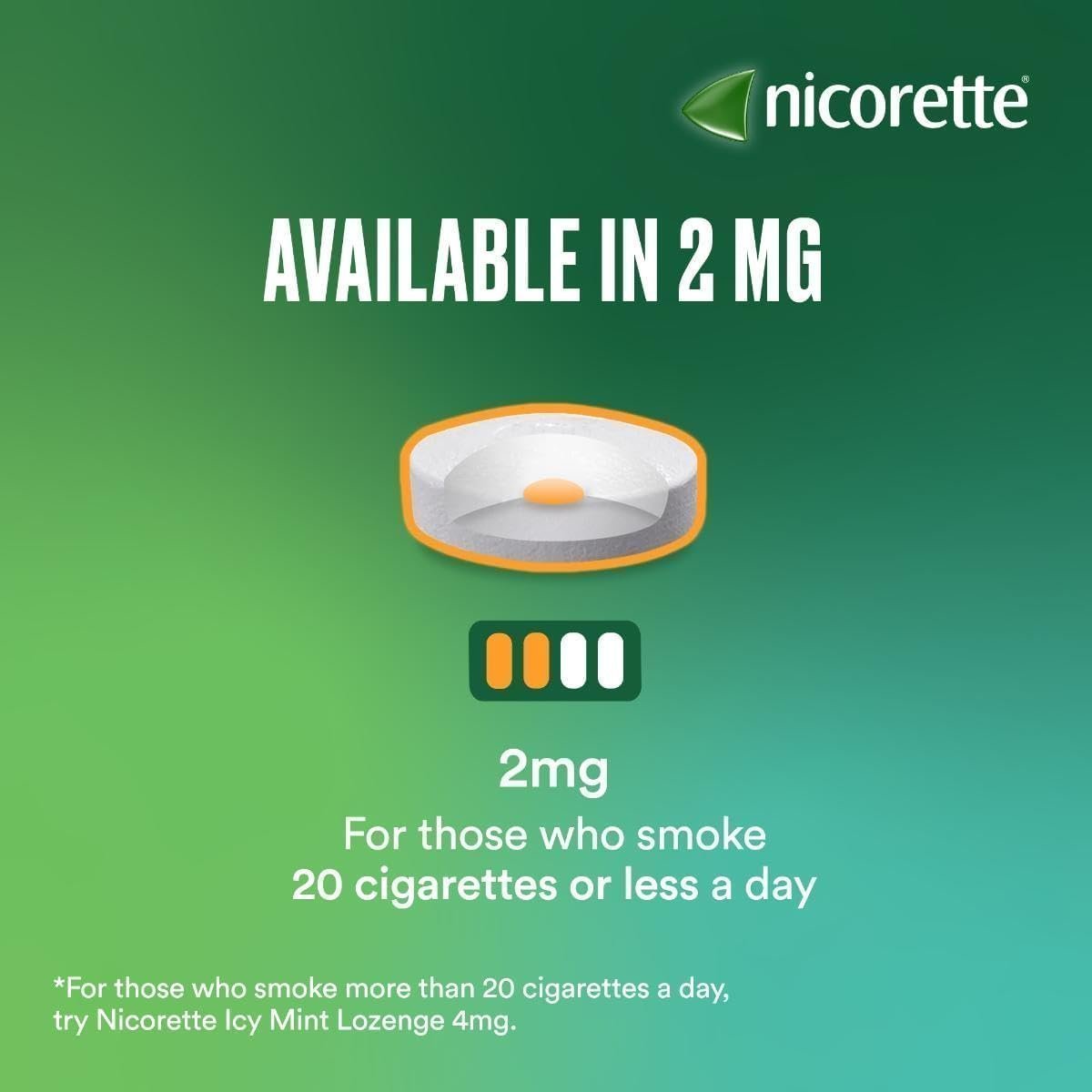 Nicorette Fruit 2mg Lozenge, 80 Lozenges (2 x 40 Packs) - Image 5