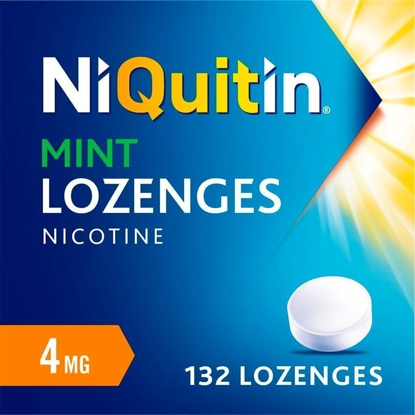 NiQuitin Mint 4 mg Lozenges - Effective Smoking Craving Relief - 132 Lozenges - Image 2