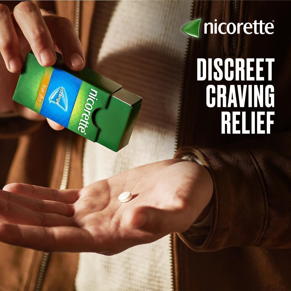 Nicorette Fruit 2mg Lozenge, 80 Lozenges (2 x 40 Packs) - Image 3