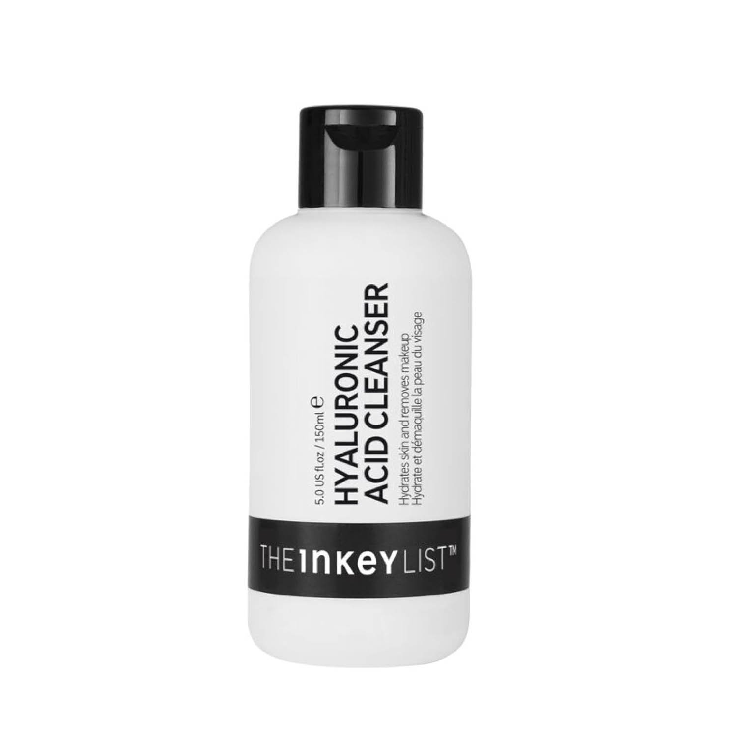 The INKEY List Hyaluronic Acid Cleanser 150ml, Deeply Hydrating Skincare, Removes Makeup, Vegan Friendly, Suitable For All Skin Types