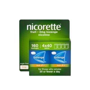 Nicorette Fruit 2mg Lozenge, 160 Lozenges (4 x 40 Packs)