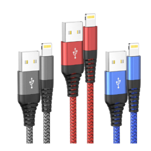 Ofuca iPhone Charger Cable, Lightning Cable 3Pack 6FT/1.8M iPhone Charger Braided Long iPhone USB Fast Charging Cable Compatible with iPhone 14/13/12/11/Pro/Xs Max/X/8/7/Plus/6S/6/SE/5S iPad and More