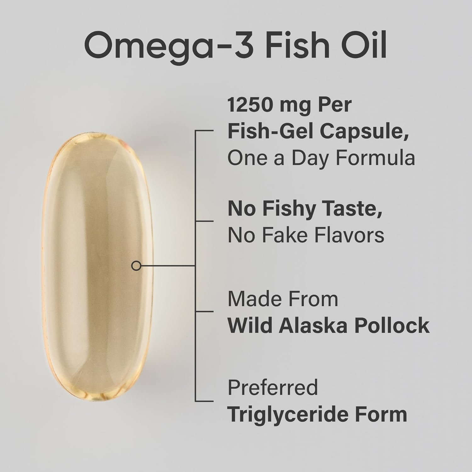 Sports Research Triple Strength Omega 3 Fish Oil - 1250 mg, 90 ct - Image 3