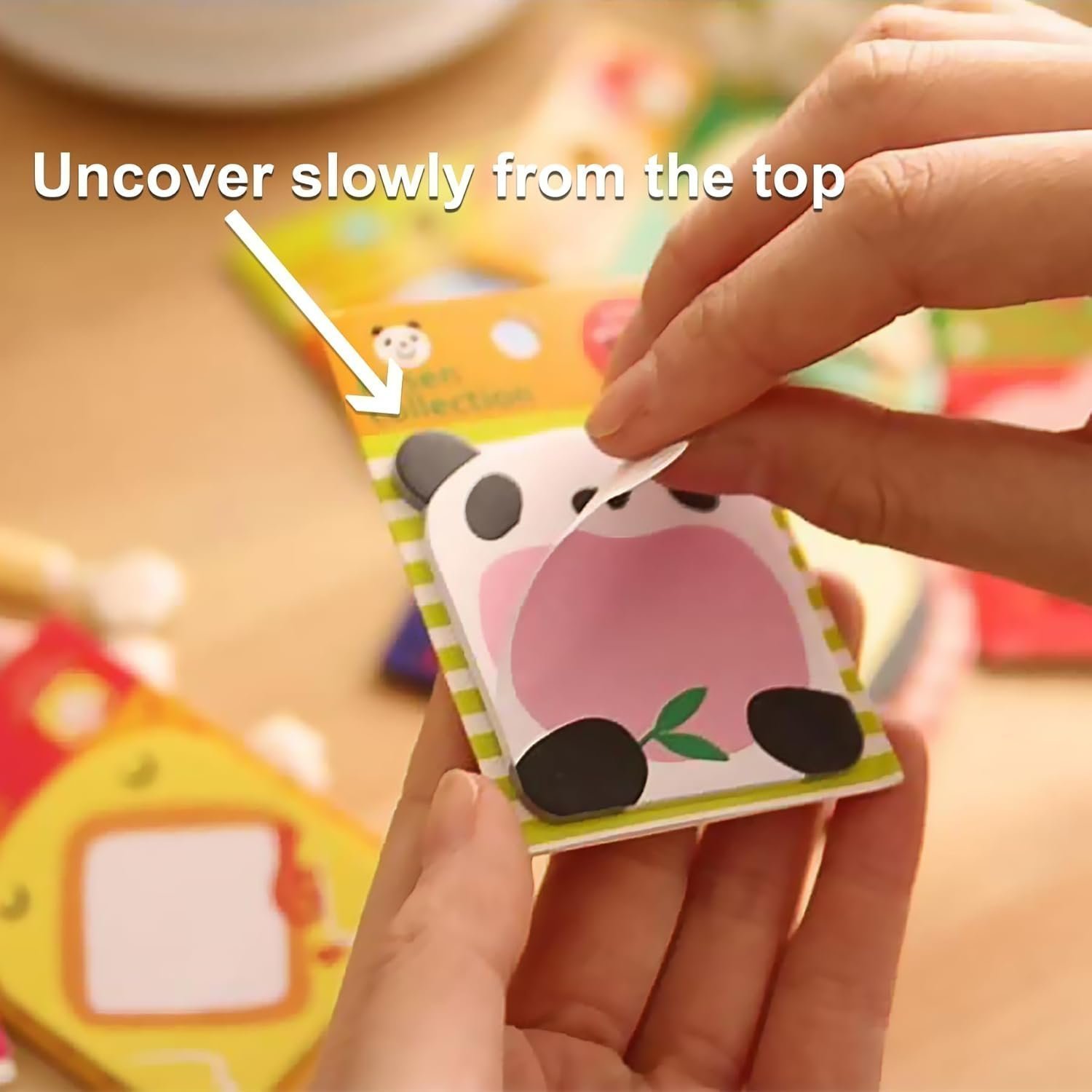 SPEPY 40 Pcs Cute Sticky Notes Set, Cartoon Animals Sticky Notes - Student Class Gifts(8 Styles) - Image 2