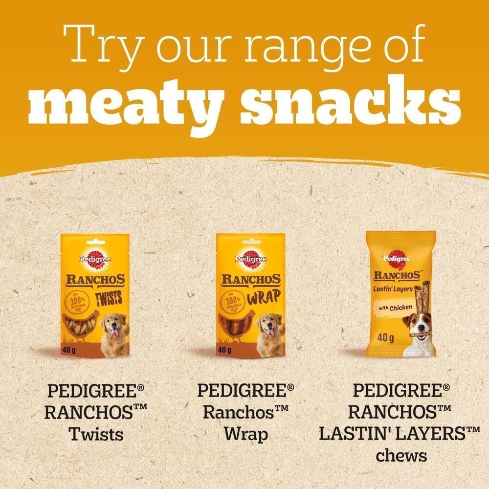 Pedigree Ranchos Sticks - Dog Treats - for Adult Dogs - with Chicken - 10 x 60 g - Image 6