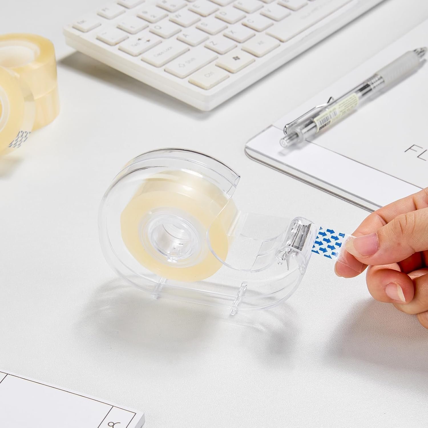 MnexiaPack 6 Clear Tape Refill Rolls | 24x66m | Sticky Tape - Image 4