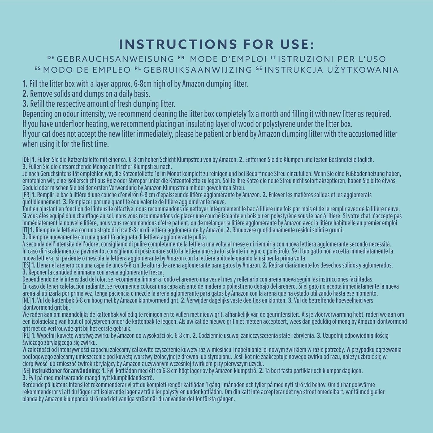 by Amazon Extra White Ultra Clumping Cat Litter 10L - Image 4