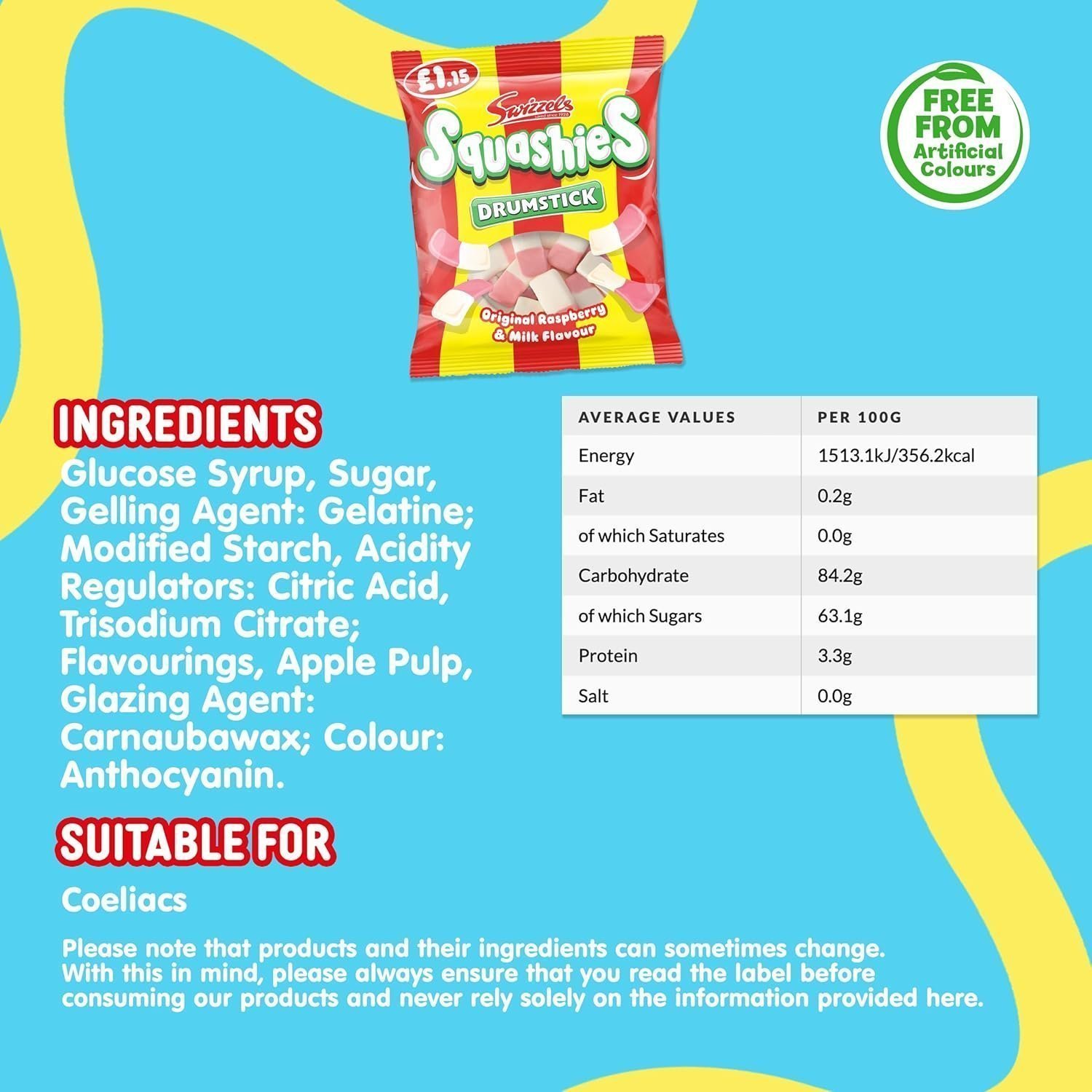 Squashies Original Price Marked 12 x 120g - Image 2